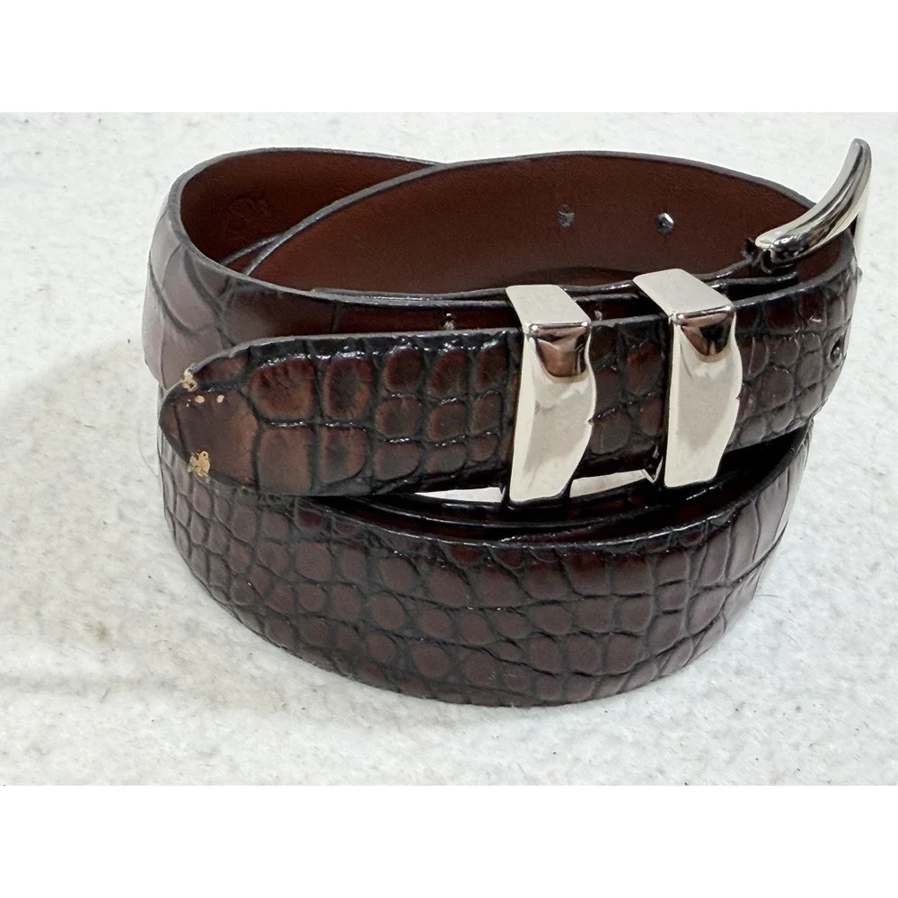 Paul‎ Fredrick Leather Belt Mens 50